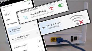 How To Fix WIFI Authentication Error Problem on Android || WIFI keep authenticating