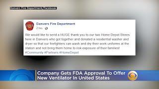 Danvers Fire Station Grateful For Washer And Dryer Donation From Home Depot