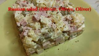 Russian salad (Olivier, Olivye, Oliver)