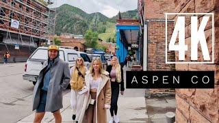 Aspen Colorado Walking Tour & Breathtaking Gondola Ride in 4K