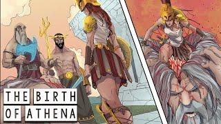 The Birth of Athena: The Incredible Origin of the Goddess of Wisdom - Greek Mythology in Comics