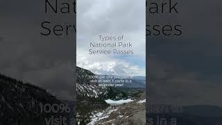 Know your passes when visiting US National Parks! If you visit 3 parks in a year, 100% get a pass!