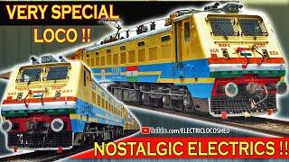 VERY SPECIAL ELECTRIC LOCOMOTIVE ! NOSTALGIC WAM 4 Livery WAP 4 | SESHADRI EXPRESS | Indian Railways