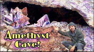 Massive Amethyst Crystals Found Mining in Canada!