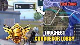 Toughest CONQUEROR LOBBY • Last Zone 30+ Alive • ZyroJayyy