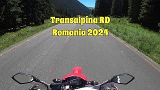 Best roads in Romania for motorcycle - Honda CRF250L Transalpina Rd Romania 2024