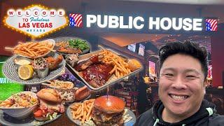 Eating at Public House at the Luxor Las Vegas