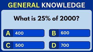 general knowledge quiz questions Educational | Pop Culture Questions | 30/30- Ultimate Trivia Quiz