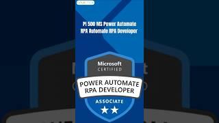 How many  Microsoft Power Automate Certification available? Futuretech Era