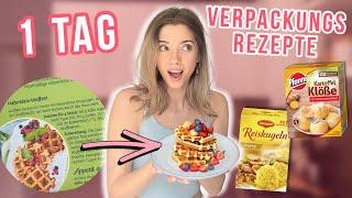 1 TAG nur Rezepte von Verpackungen machen