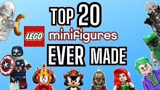 TOP 20 LEGO MINIFIGURES EVER MADE!!!