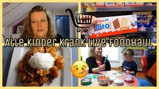 Family Vlog # 110 | Alle Kinder krank| Live Foodhaul | Lisa´s Familienkanal