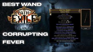 POE 3.19 HOW TO CRAFT PHYS DOT WAND(FOR CORRUPTING FEVER)