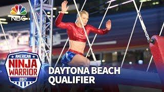 Jessie Graff at the Daytona Beach Qualifiers - American Ninja Warrior 2017