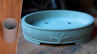 Beautiful Bonsai Pot Making with the help of PVC Pipe