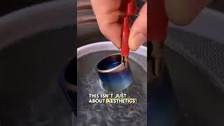 The Magic of Titanium Anodizing #shorts