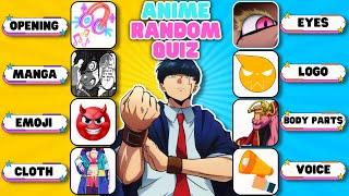 40 Anime Random Quiz ️ | The Ultimate Anime Quiz 