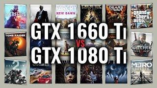 GTX 1660 Ti vs GTX 1080 Ti Benchmarks | Gaming Tests Review & Comparison | 53 tests