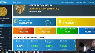 HEXTRACOIN GOLD LENDING IS UP AND READY!!!