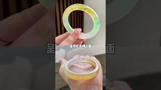 很多人不知道黄翡为什么会变种，看完这个视频你就懂了#翡翠#翡翠手镯#翡翠知识