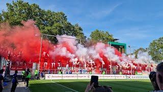 KICKERS-FANS MACHEN MAINDERBY ZUM HEIMSPIEL (STIMMUNGSVIDEO FSV FRANKFURT - KICKERS OFFENBACH)