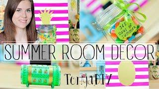 ЛЕТНИЙ ДЕКОР КОМНАТЫ | DIY | Бюджетный декор | Summer ROOM DECOR TonyaDIY