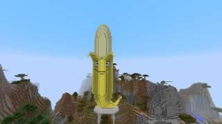 Minecraft vs Zombies   GIGA BANANA LAUNCHER!! Earth below us!   PvZ  Land   www getlinkyoutube com