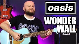 Wonderwall Guitar Lesson - How to play Oasis Wonderwall (Tutorial With Tabs For Beginners)