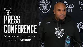 Coach Pierce Presser - 12.13.24 | Raiders | NFL