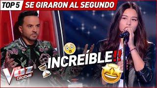 Al escuchar sus voces GIRARON INMEDIATAMENTE en La Voz por estos talents