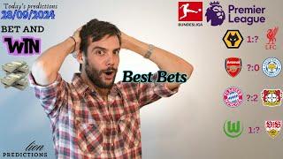 Best Football Predictions Today | Premier League| Bundesliga|  | 28/09/2024