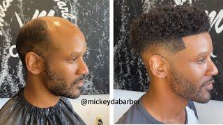 Dope hairunit transformation by @mickeydabarber