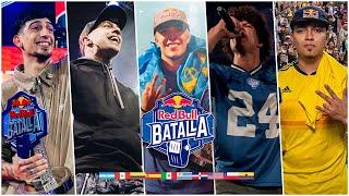 ¡Las MEJORES RIMAS de TODAS LAS EDICIONES de RED BULL 2024!
