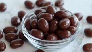 Homemade Cadbury Nutty Chocolate Recipe।How to make Chocolate Coated Almonds|Almond Chocolate Recipe