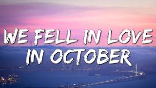 girl in red - we fell in love in october (Lyrics) [4k]