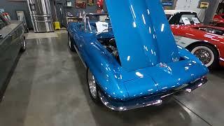 1966 Chevrolet Corvette Convertible – Nassau Blue with White Soft Top