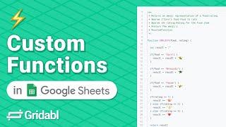 How to Create Custom Functions in Google Sheets