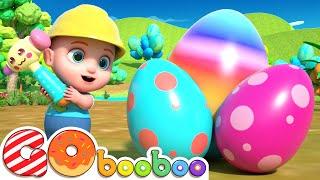 Lagu Telur Kejutan | Surprise Eggs Kids Songs | Lagu Anak-anak | Gobooboo Bahasa Indonesia