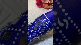 Bottle Art  #shorts #bottleart #diy #mirrorwork #art #youtubepartner #bottledecor