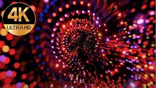 13 hour 4k fast moving Disco Party Lights Metallic Multi Color Relaxing Meditation Video Background