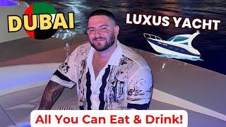 Luxus Yacht Dubai: All-Inclusive Erlebnis für nur 65€ – All You Can Eat & Drink