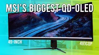 49-Inches of MSI QD-OLED Gaming - MSI MPG 491CQP Review