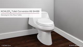 Toilet Conversion Kit Instructions (84499) - KOHLER