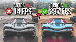  GTA V: COMO AUMENTAR FPS E RODAR EM PC FRACO  | Deixar GTA V Mais Leve ️