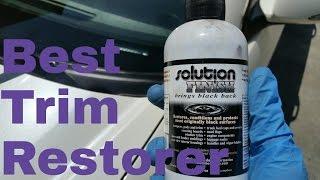 Best Trim Restorer Solution Finish