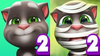 My Talking Tom2 vs My Talking Tom2 Andriod ios Gameplay 2024 Tom2 Lvl 113vs 114 new year game Ep4217