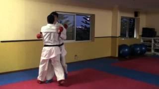 Karate Kumite Takedown