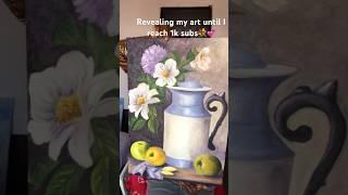 Follow for more art content  #art #stilllifeoilpainting #stilllifeart #artshorts