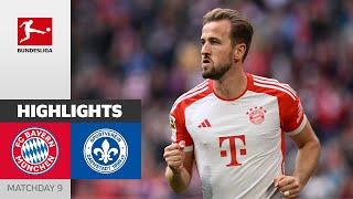 Kane with 56M-Goal! | FC Bayern München - Darmstadt 98 8-0 | Highlights | Matchday 9 – 2023/24