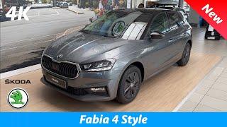 Škoda Fabia Style 2022 — ПЕРВЫЙ взгляд в 4K | Экстерьер - Интерьер (детали), Цена